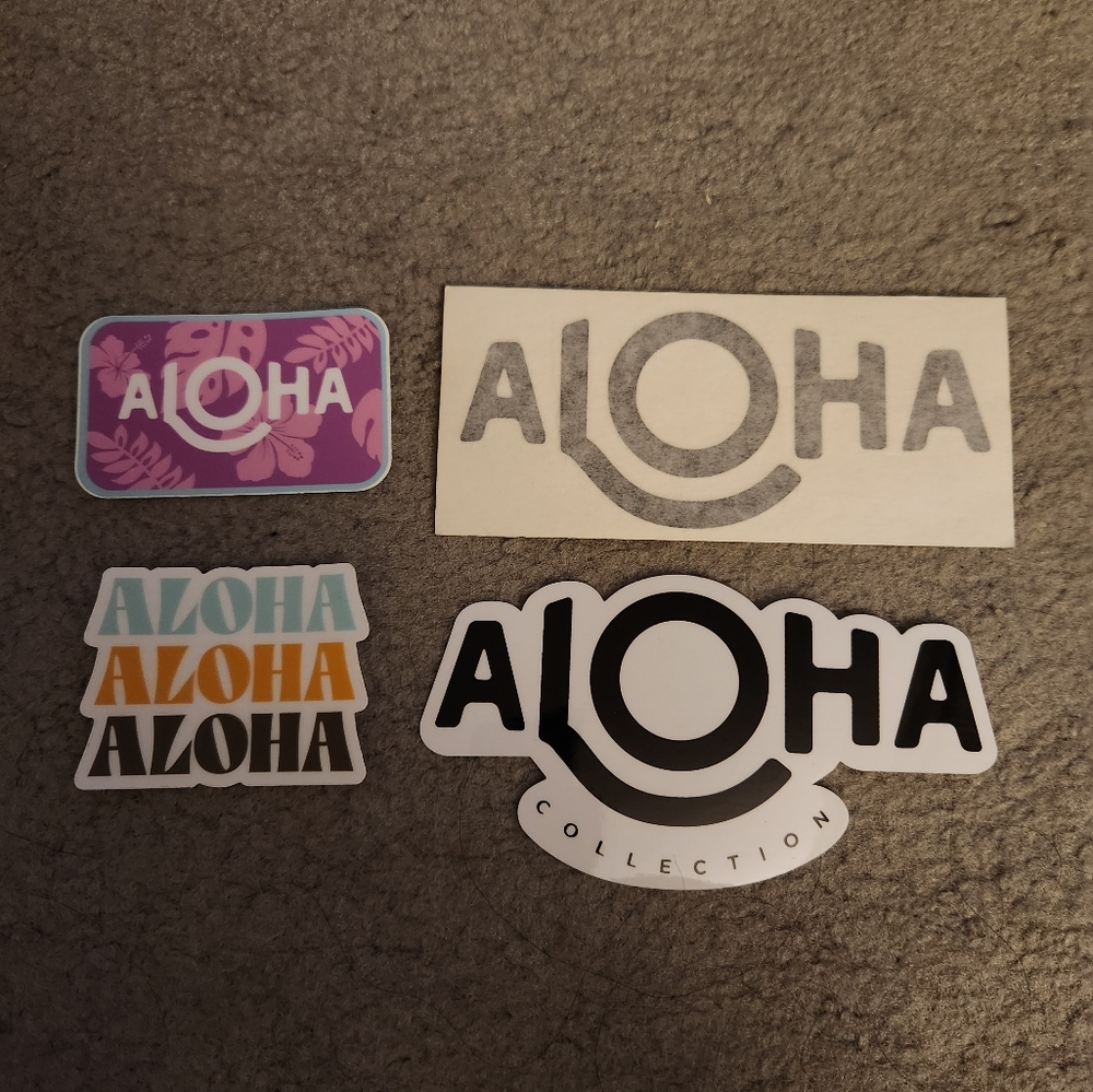 Aloha Collection Stickers Bundle Car Decal